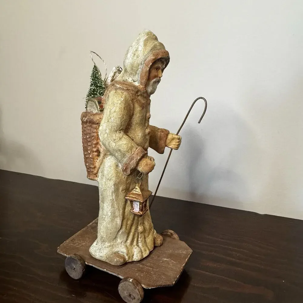 Bethany Lowe Santa Claus Father Christmas St. Nicholas Folk Art 6.5